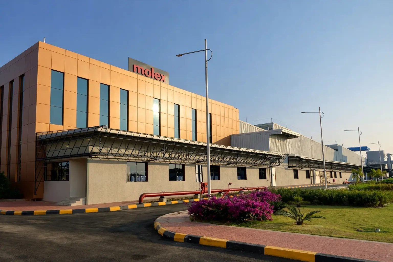 Molex Phase 1 — Industrial project by NU Associates in KIADB Aerospace Park, Bengaluru